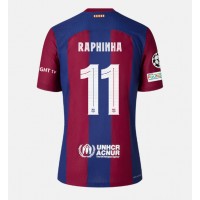 Fotbalové Dres Barcelona Raphinha Belloli #11 Domácí 2023-24 Krátký Rukáv